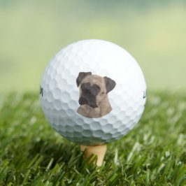Personalisiert Fawn Masked Boxer Golfball