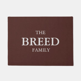 Personalisiert Ferra Brown Fußmatte