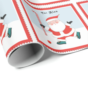Personalisiert Field Hockey Weihnachtsgeschenk Geschenkpapier