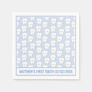 Personalisiert First Tooth Paper Napkin Serviette