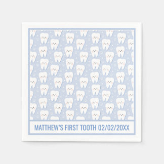 Personalisiert First Tooth Paper Napkin Serviette