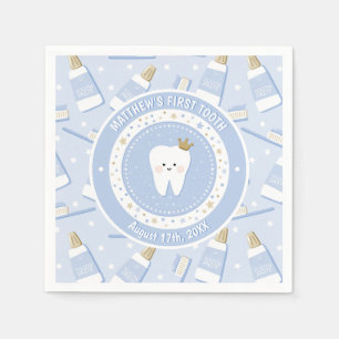 Personalisiert First Tooth Paper Napkin Serviette