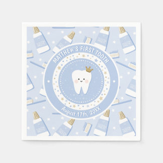 Personalisiert First Tooth Paper Napkin Serviette