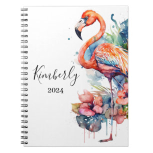 Personalisiert Flamingo Notizblock