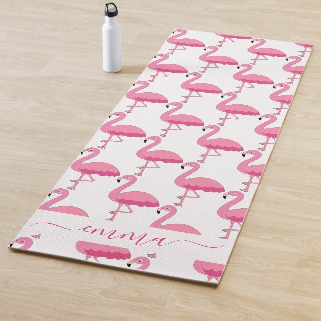 Personalisiert Flamingo Pattern Yoga Mat Yogamatte (Beispiel)