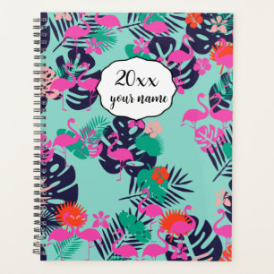 Personalisiert-Flamingo-Planer-Notebook Planer