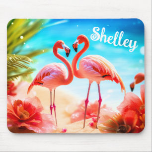 Personalisiert Flamingo Themed Mouse Pad Mousepad