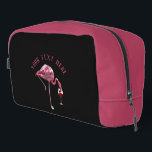 Personalisiert Flamingo Wine Drinker Gag Waschbeutel<br><div class="desc">Niedlicher personalisierter Flamingo Gag Brauch. Fügen Sie Ihren Namen oder Ihre Nachricht hinzu,  indem Sie oben auf die Schaltfläche "Personalisieren" klicken</div>