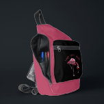 Personalisiert Flamingo Wine Drinker Novelty Crossbody Bag<br><div class="desc">Niedlicher personalisierter Flamingo-Zahnfleischsack. Fügen Sie Ihren Namen oder Ihre Nachricht hinzu,  indem Sie oben auf die Schaltfläche "Personalisieren" klicken</div>