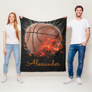 Personalisiert Flammkugel Fleecedecke