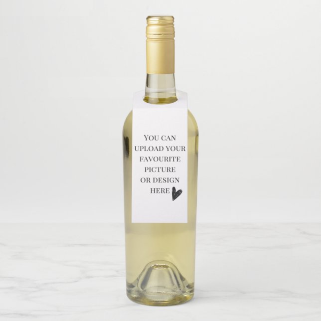 personalisiert flaschenanhänger (Auf Flasche)