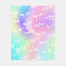 Personalisiert Fleece Blanket Girls farbenfroh