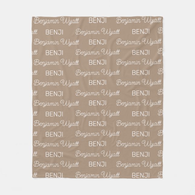 Personalisiert Fleecedecke (Vorderseite)