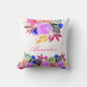 Personalisiert Floral Bouquet Kissen