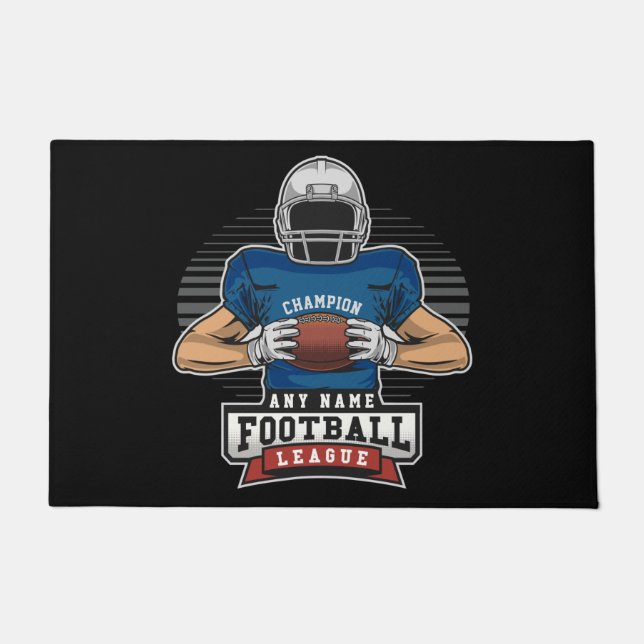 Personalisiert Football League Player Champ Fußmatte (Vorderseite)