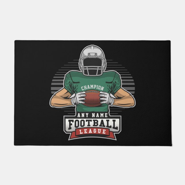Personalisiert Football League Player Champ Fußmatte (Vorderseite)