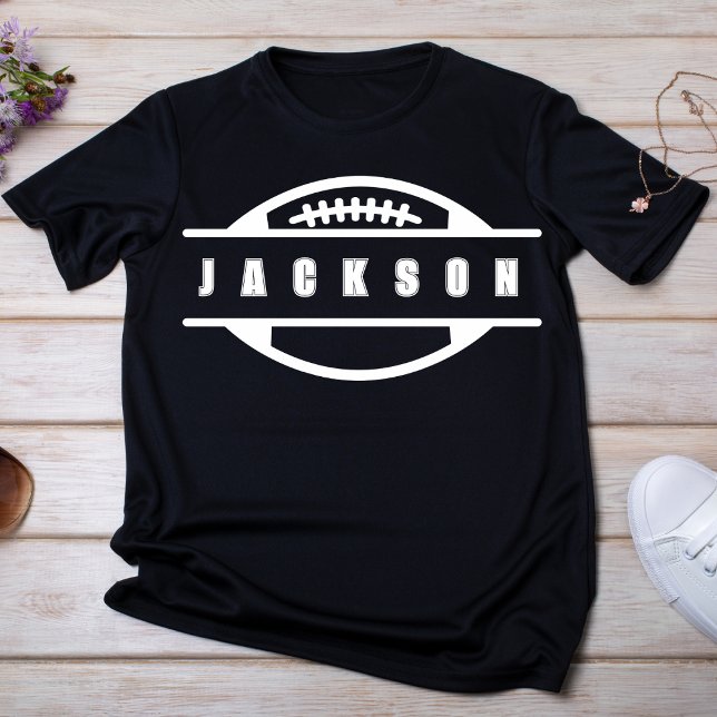 Personalisiert Football Monogram T-Shirt (Von Creator hochgeladen)