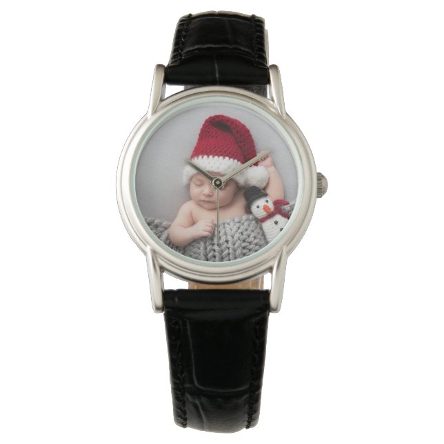 Personalisiert Foto hinzufügen Armbanduhr (Vorderseite)