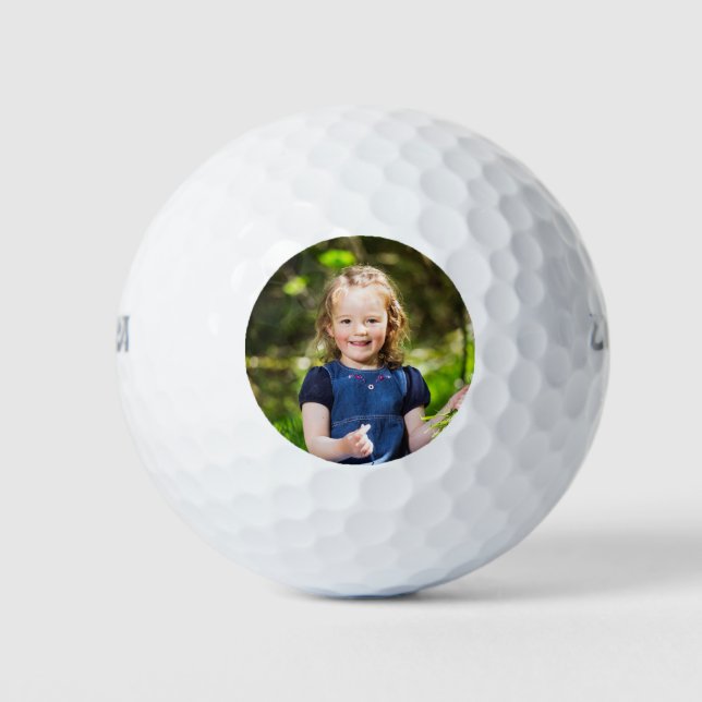 Personalisiert Foto hinzufügen Golfball (Vorderseite)