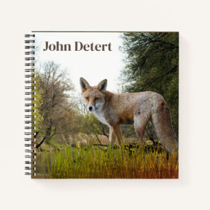 Personalisiert Fox im Woods Journal-Notebook Notizbuch