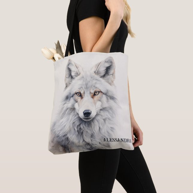 Personalisiert Fox Tote Bag | Naturlich Inspiriert Tasche (Von Nahem)