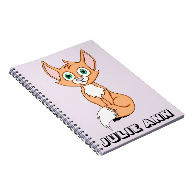 Personalisiert Foxy Roxy Notizblock (Rechte Seite)