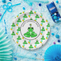 Personalisiert Frog zum Geburtstag