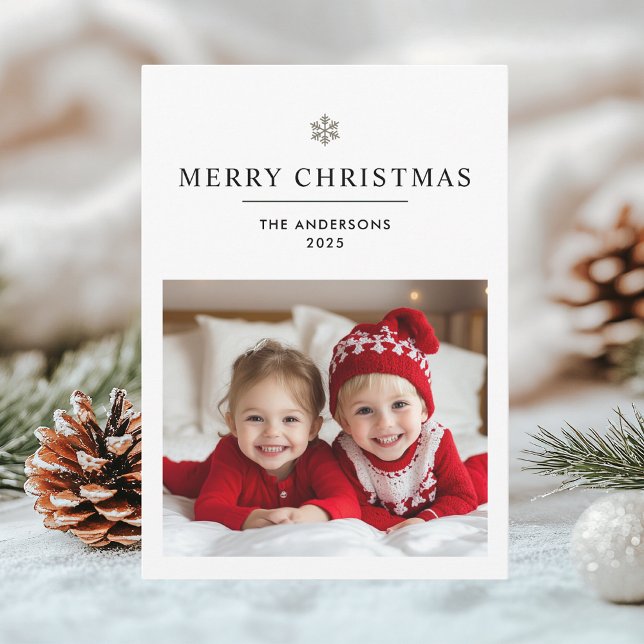 "Personalisiert frohe Weihnachten mit Foto und Nam Einladung (Von Creator hochgeladen)