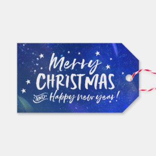 Personalisiert frohe Weihnachts-Sternengeschenk-Ta Geschenkanhänger