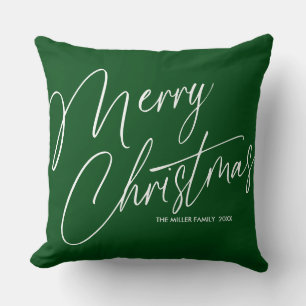 Personalisiert frohe Weihnachtsbaumkissen Kissen