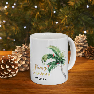 Personalisiert frohe Weihnachtsbaumtage Kaffeetasse