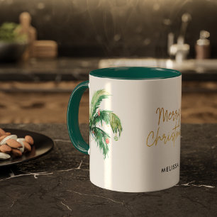 Personalisiert frohe Weihnachtsbaumtage Tasse