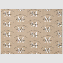 Personalisiert Frohe Weihnachtsklebstoff Seidenpapier