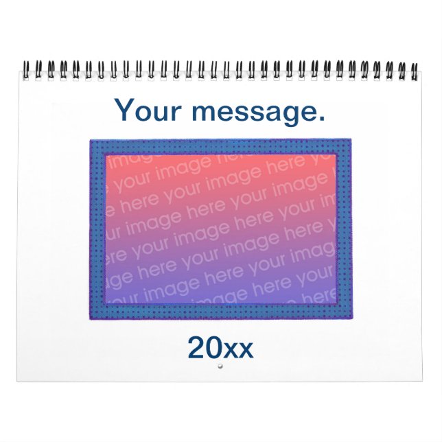 Personalisiert Fügen Sie Ihre eigenen Fotos DIY-Ka Kalender (Titelbild)