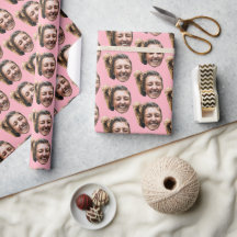 Personalisiert Funny Pink Custom Face Foto Girl