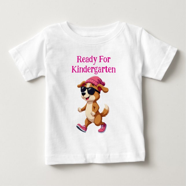 Personalisiert für den Kindergarten Baby T-shirt (Vorderseite)