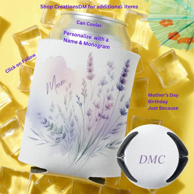 Personalisiert für die Mama oder für alle Menschen Dosenkühler (Von Creator hochgeladen)