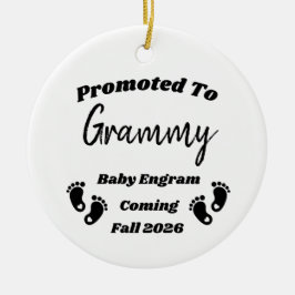 Personalisiert für Großeltern-Ornament Keramik Ornament