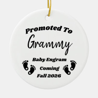 Personalisiert für Großeltern-Ornament Keramik Ornament