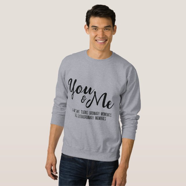 Personalisiert für ihn sweatshirt (Vorne ganz)