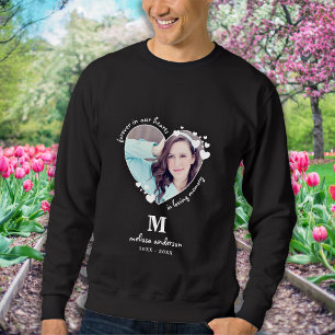 Personalisiert für immer in unserem Herz-Foto-Gede Sweatshirt