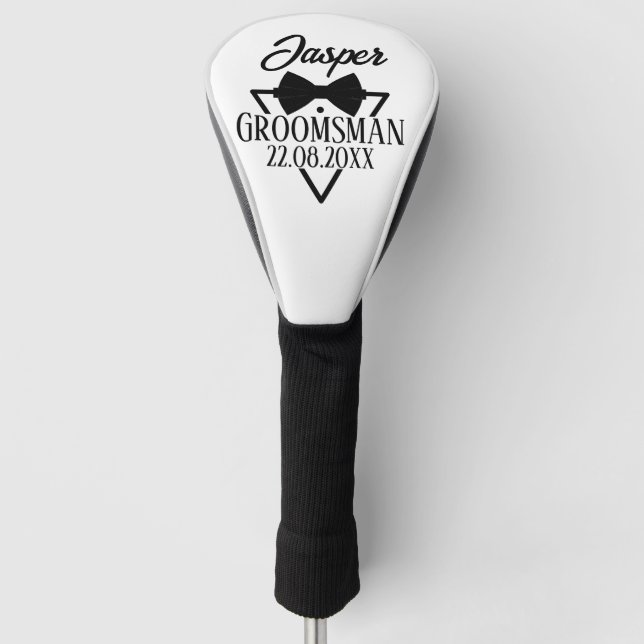 Personalisiert für Trauzeuge Golf Headcover (Vorderseite)