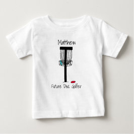 Personalisiert Future Disk Golfer Baby T-shirt