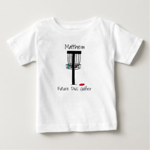 Personalisiert Future Disk Golfer Baby T-shirt