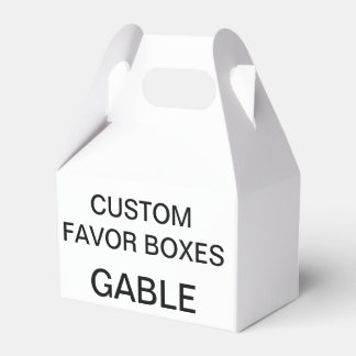 Personalisiert Gable-Bevorzugungsfelder Blank Geschenkschachtel