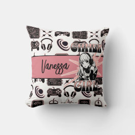Personalisiert Gamer Girl | Gaming Kissen