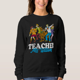 Personalisiert Ganze Gang 13 Mystery Inc Lehrer Sweatshirt