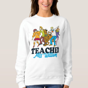 Personalisiert Ganze Gang 13 Mystery Inc Lehrer Sweatshirt