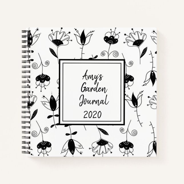 Personalisiert Garden Journal Notizbuch (Vorderseite)