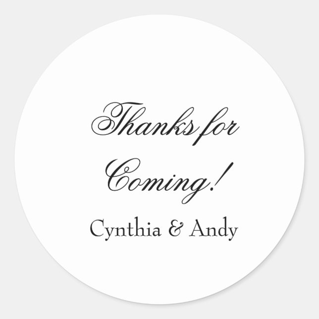 Personalisiert GefälligkeitsStickers | Custom Stic Runder Aufkleber (Vorderseite)